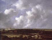 Jacob van Ruisdael View of the Dunes near Bl oemendaal with Bleaching Fields oil painting